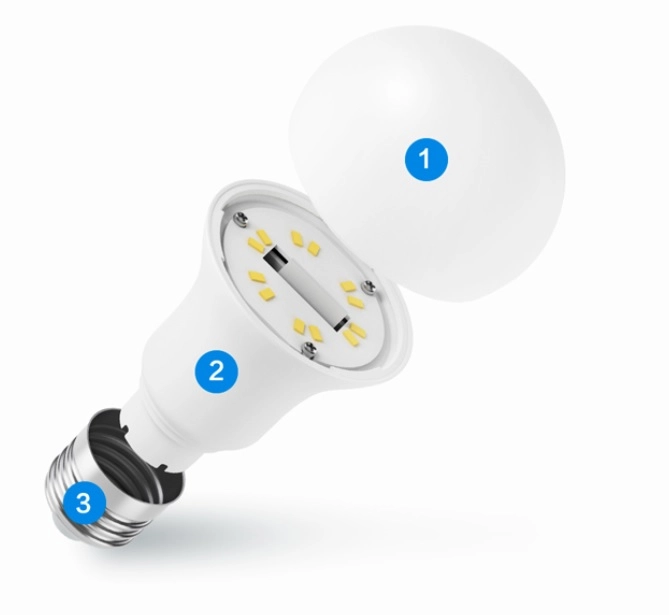 Bóng đèn led thông minh Xiaomi Philips (6.5W, kết nối wifi, điều khiển từ xa)